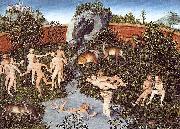 Lucas Cranach the Elder Das goldene Zeitalter oil on canvas